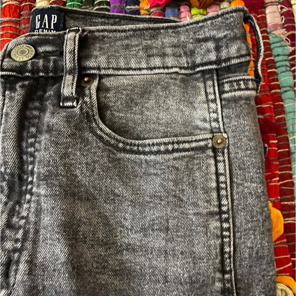 Gap Denim Cigarette Black Jeans - Picture 2 of 6